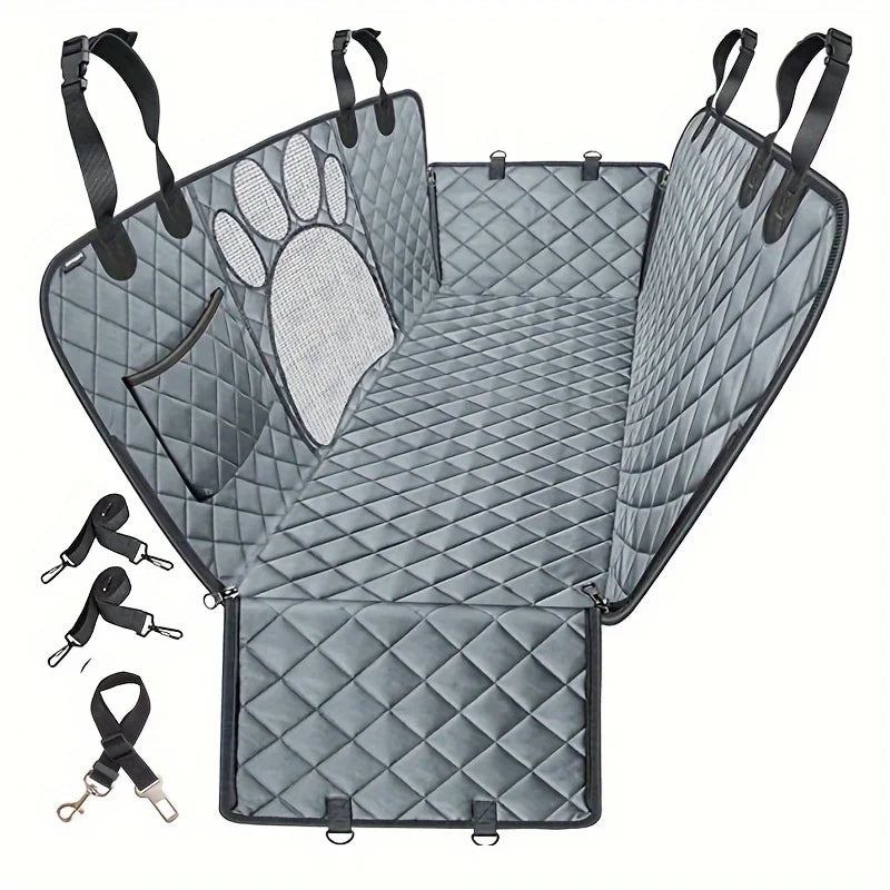 Pet Dog Seat Cover, Hammock Heavy Duty Scratch Resistant Anti Slip Pet Rear Seat Cover for Cars