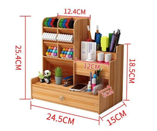 Wooden Desk Organizer for home or office