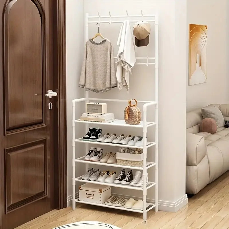 shoe storage racks, reinforced 5-tier hat racks with shelves