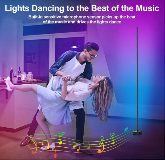 Led Floor Lamp Colorful Night Light Multiple Color