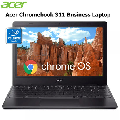 Acer Chromebook 311 11.6" HD Slim Light Laptop, Intel N4500, 4GB RAM, 64GB eMMC, Intel Chrome OS