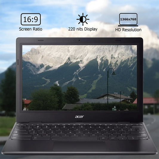 Acer Chromebook 311 11.6" HD Slim Light Laptop, Intel N4500, 4GB RAM, 64GB eMMC, Intel Chrome OS