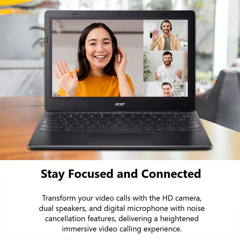 Acer Chromebook 311 11.6" HD Slim Light Laptop, Intel N4500, 4GB RAM, 64GB eMMC, Intel Chrome OS