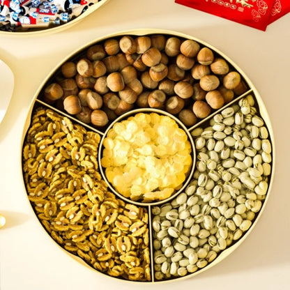 Luxury Home Serving Tray - Multi-Compartment Snack & Nut Bowl