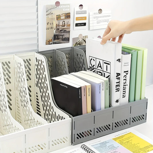 4-Tier Desktop Document Organizer, Heavy-Duty file holder