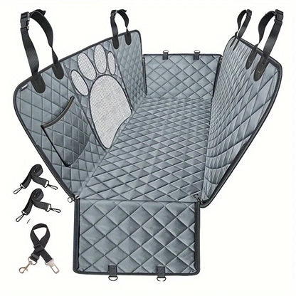 Pet Dog Seat Cover, Hammock Heavy Duty Scratch Resistant Anti Slip Pet Rear Seat Cover for Cars