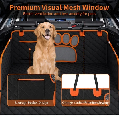Pet Dog Seat Cover, Hammock Heavy Duty Scratch Resistant Anti Slip Pet Rear Seat Cover for Cars