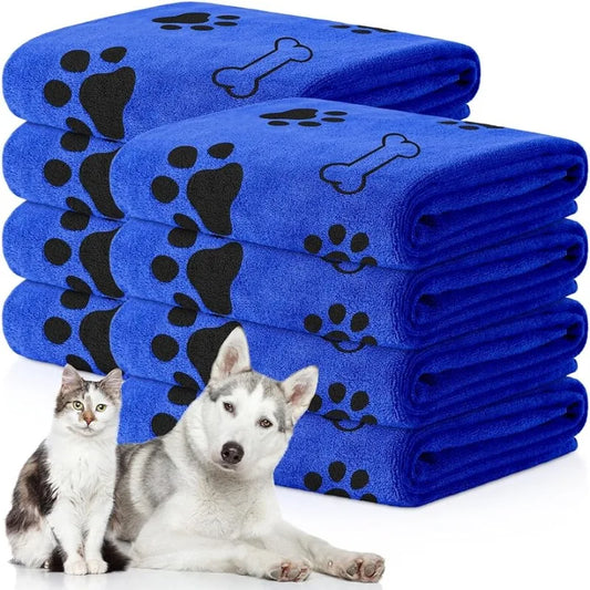 1pc Quick-Drying Microfiber Dog Towel