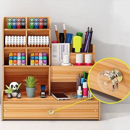 Wooden Desk Organizer for home or office