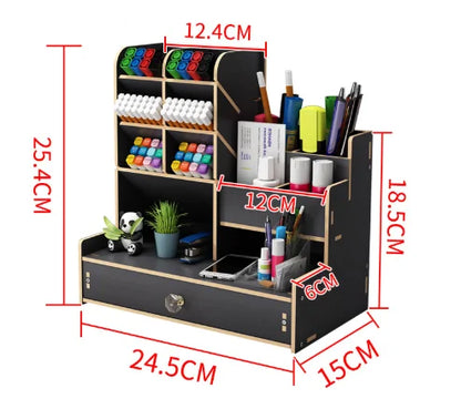 Wooden Desk Organizer for home or office