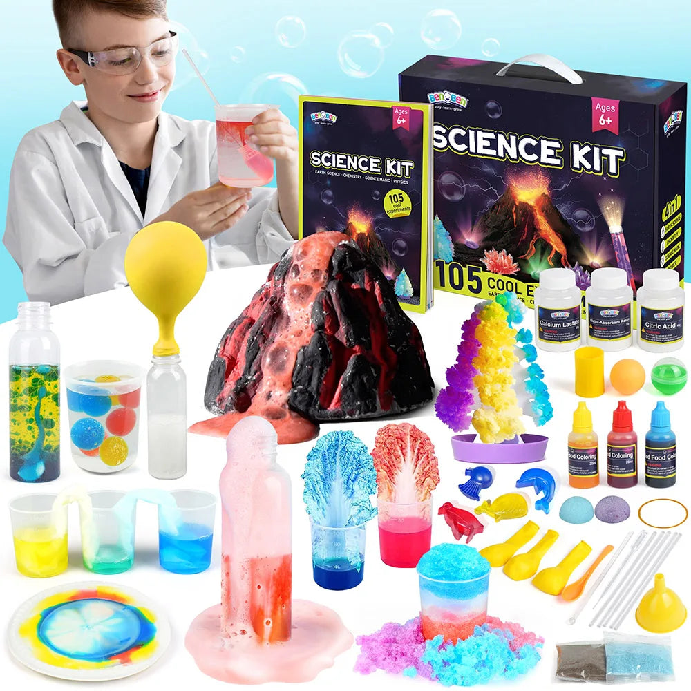 Science Kits for Kids 8+, 105 Experiments Educational Toy, Science Kits