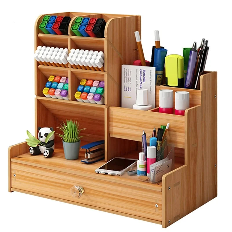 Wooden Desk Organizer for home or office