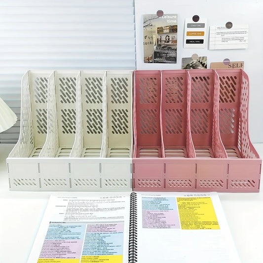 4-Tier Desktop Document Organizer, Heavy-Duty file holder