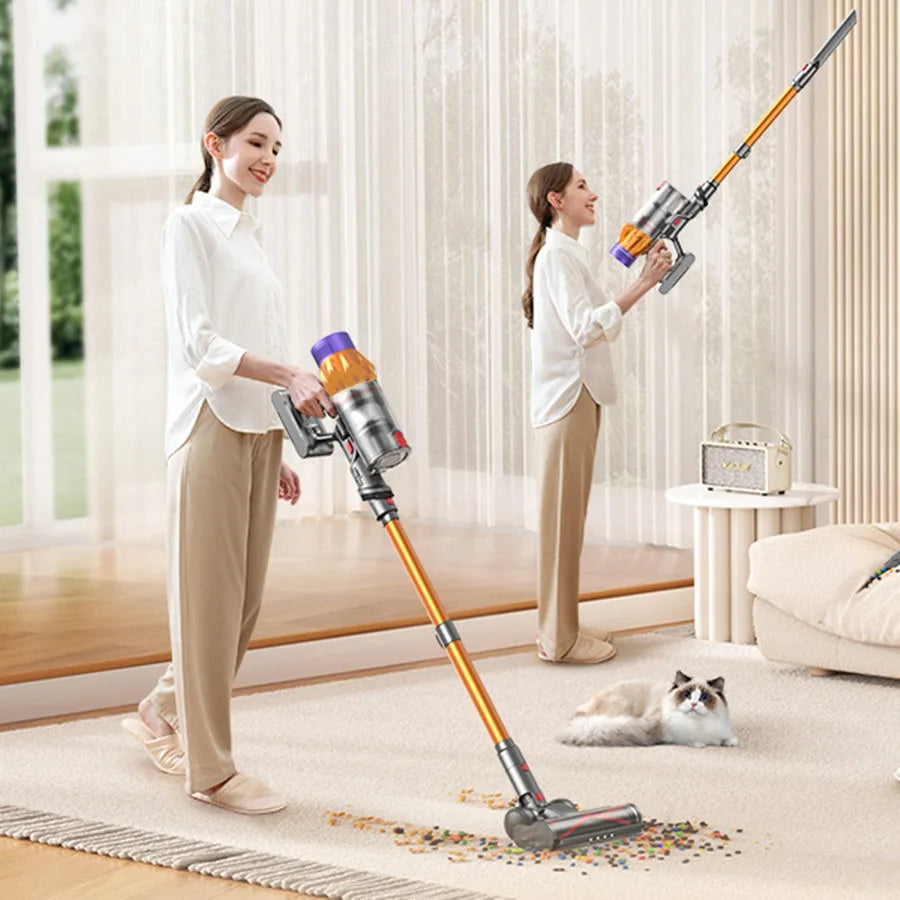 V18 Cordless Vacuum Cleaner 550W – Handheld Home Vacuum