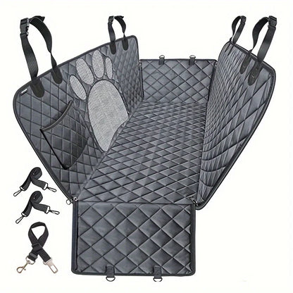 Pet Dog Seat Cover, Hammock Heavy Duty Scratch Resistant Anti Slip Pet Rear Seat Cover for Cars