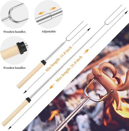 Stainless Steel Camping Cooking Utensils Set for Grill