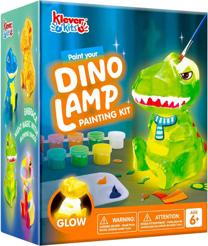 Kids DIY Night Light Paint Your Own Cat Lamp