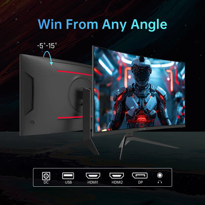 32 inch 240Hz Curved Gaming Monitor HDR10,HDMI/DP/USB Ports ,Tilt Adjustable