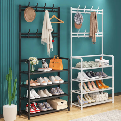 shoe storage racks, reinforced 5-tier hat racks with shelves