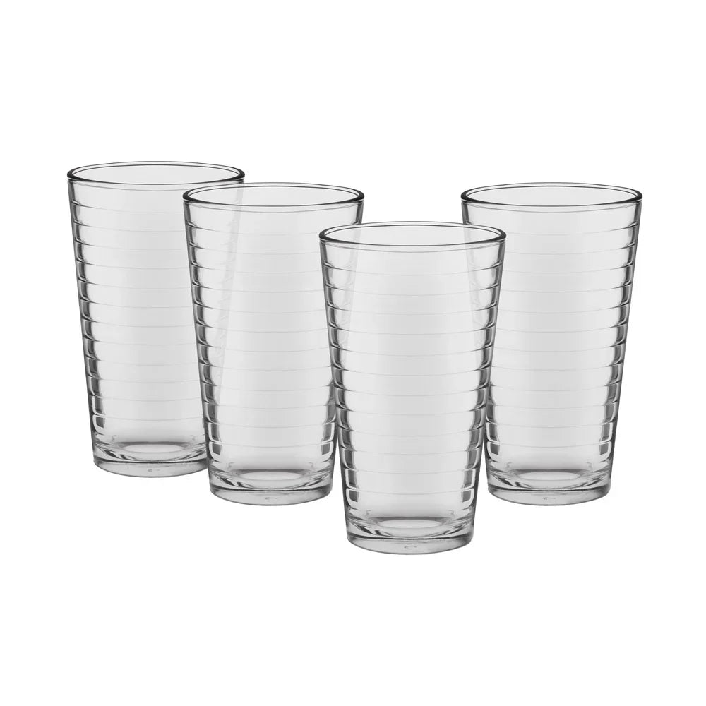 8-Piece Set High-Quality Drinking Glasses Dishwasher Safe