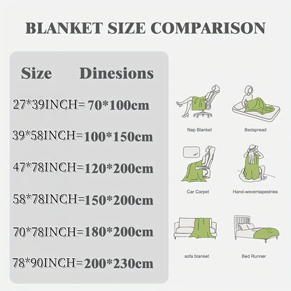 1pc Jacquard Sherpa Weighted Blanket 8lbs for Adults