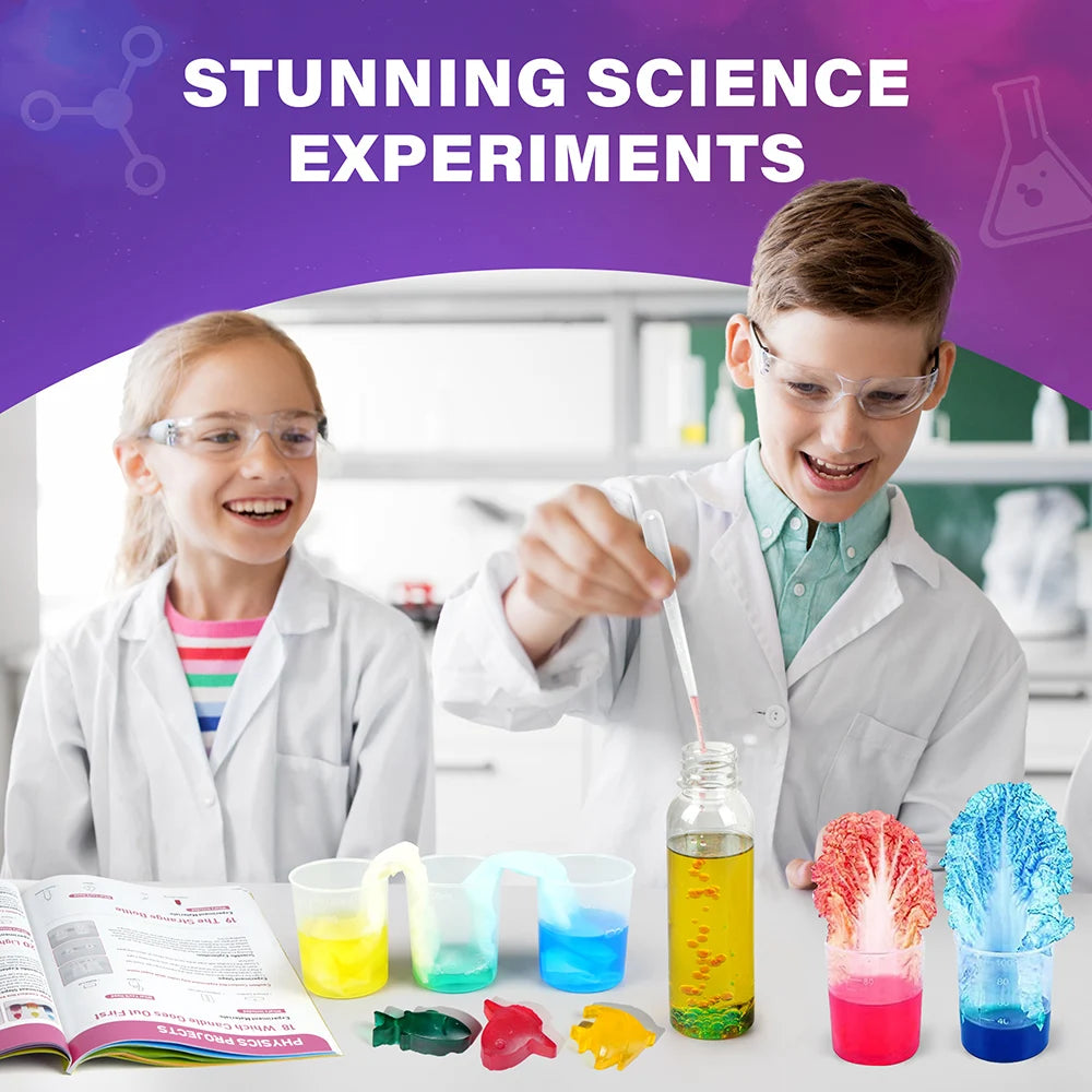 Science Kits for Kids 8+, 105 Experiments Educational Toy, Science Kits