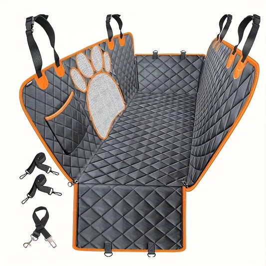 Pet Dog Seat Cover, Hammock Heavy Duty Scratch Resistant Anti Slip Pet Rear Seat Cover for Cars