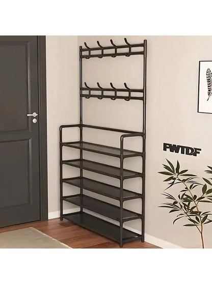 shoe storage racks, reinforced 5-tier hat racks with shelves